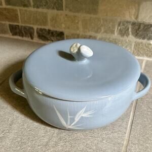 RARE 8" Casserole with Lid Winfield Blue Pacific 3" Deep